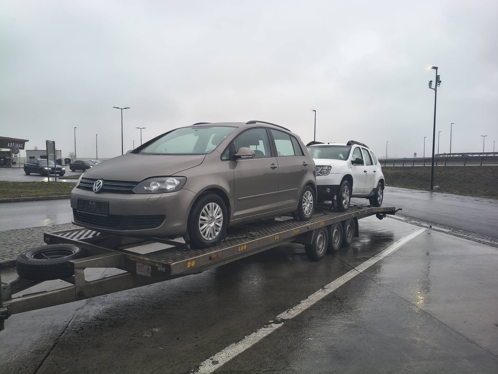 Pe autostradă, în Austria